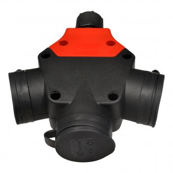 Preview: Schutzkontakt 3-Fach Steckdose (Dreiphasig) IP44